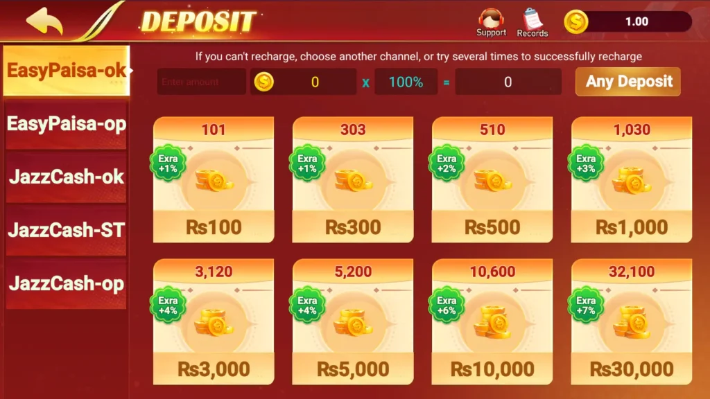 3pattihot deposit/withdraw