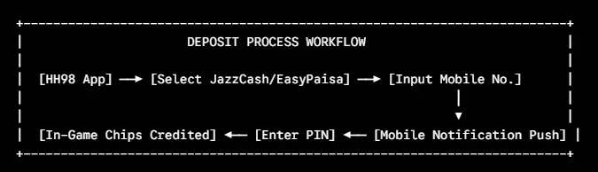 hh98 deposit process
